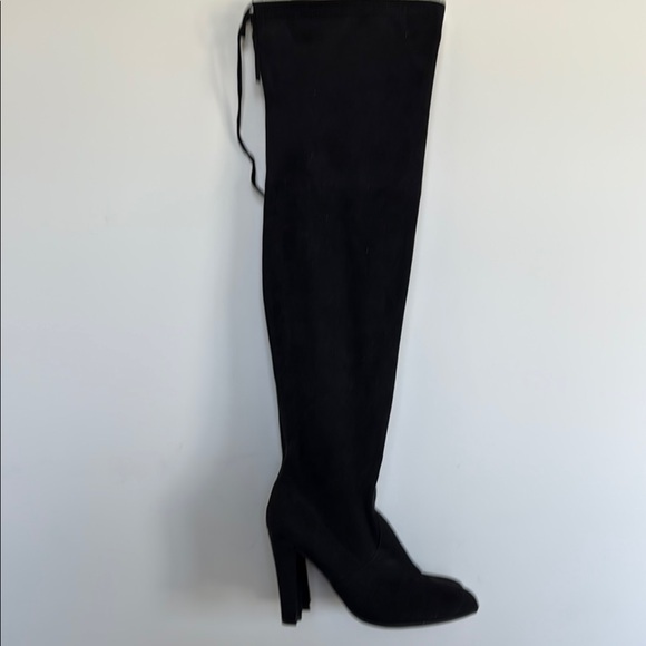 Steve Madden Black Over-the-Knee Women's Boots - Picture 1 of 6